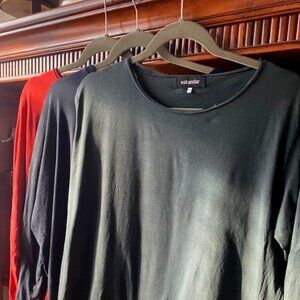 ESKANDAR Set of 3, 100% PIma Cotton Shirts